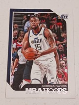 Derrick Favors Utah Jazz 2018 -19 NBA Hoops Card #120 - £0.73 GBP