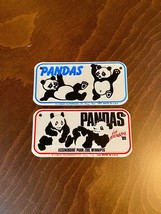 Vintage Assiniboine Park Zoo Panda Metal Signs - £11.99 GBP