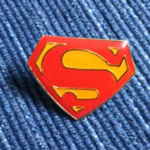 NEW NOS Superman Enamel Lapel Pin 1&quot; Badge For Jacket Backpack Bag Shirt... - $10.65
