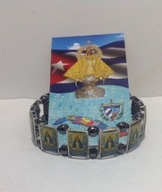 Caridad del Cobre Pulsera Metalica Lady of Charity metal Bracelet Cuba C... - $14.00