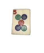 MAH-JONG BAMBOO &amp; BONE “COIN” TILE REPLACE MA JONGG MAHJONG 1920 - $272.43 MXN