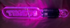 Custom reverse cut  L.E.D. LED Spanking paddle thick acrylic Light up! - £66.88 GBP