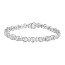 1 1/2CT TW Diamond Tennis Bracelet in Sterling Silver by Fifth and Fine - £172.91 GBP