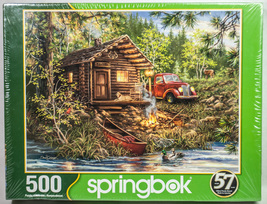 Springbok Cozy Cabin Life 500-pc Jigsaw Puzzle 18" x 23.5" Brand New 33-... - $9.99