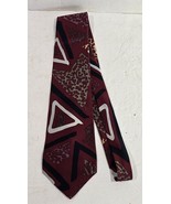 John Henry Multicolor 100% Silk Crepe Mens Necktie Neck Tie Made in USA - €16,18 EUR