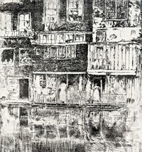 Square House Amsterdam Etching Print 1922 James M Whistler First State SmDwC3 - $29.99