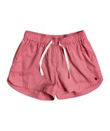 Roxy Big Kid Girls Una Mattina Shorts Color Desert Rose Size XS - £23.78 GBP