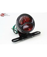 Custom Deluxe Black Motorcycle Rear Fender Tail Light Lamp Stop Lens For... - €70,54 EUR