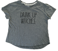 Rae Dunn Drink Up Witches T-Shirt Top Women&#39;s Size Xl Short Sleeve - £17.86 GBP