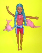 Barbie Doll Splash &amp; Spin Nikki Blue Braids Custom - £27.58 GBP