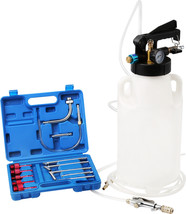 8L Two Way Pneumatic Atf Oil Liquid Extractor 14 Pcs Atf Adapters Refill System - £91.54 GBP