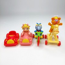 Vintage 1986 Muppet Babies Miss Piggy Gonzo Fozzie McDonald&#39;s Happy Meal... - $14.99