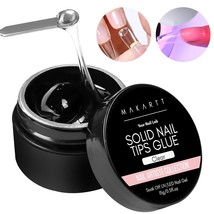 Solid Nail Glue for Nail Tips Clear Solid Nail Glue for Press On Nails Strong Fa - $23.51