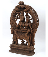 48&quot; Large Shiva with Devi Parvati | Wood Carved Statue | Lord Shiva | Ho... - £2,388.50 GBP