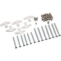 Rubbermaid FastTrack Closet Hardware Kit, White, Adjustable Custom Closet - £17.05 GBP