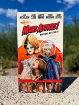 Mars Attacks starring Jack Nicholson, Glenn Close, Annette Bening (1996,VHS) - £7.15 GBP