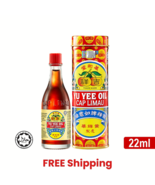 1 x Yu Yee Oil Cap Limau Relief Baby Colic Stomach Wind 22ML Free Shipping - $20.78