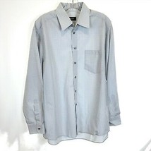 Mens Size 16 1/2 34/35 BOSS Hugo Boss Classic Striped Oxford Dress Shirt - $23.51