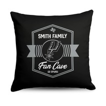 NBA San Antonio Spurs Dominion Personalized Throw Pillow 18×18 Inches - $57.48 CAD