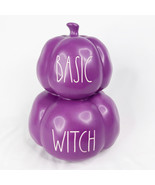Rae Dunn BASIC WITCH Purple Pumpkin Halloween Fall 2021 Harvest NEW - €21,34 EUR