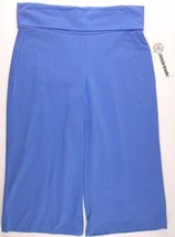 NWT Christie Brooks Girl&#39;s Blue Knit Gaucho Split Skirt, M (10-12) or L ... - £11.66 GBP
