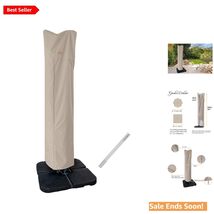 Wind-Resistant &amp; Waterproof Umbrella Cover for 9ft to 13ft Cantilever St... - $65.29