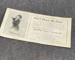 Vintage Ink Blotter Advert. Pinup Girl Mid-West Coal &amp; mining Cape Girar... - $7.92