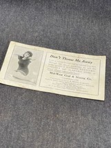 Vintage Ink Blotter Advert. Pinup Girl Mid-West Coal &amp; mining Cape Girar... - £6.23 GBP
