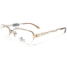 Catherine Deneuve CD-246 GLD Eyeglasses Frames Gold Oval Half Rim 52-17-140 - £18.21 GBP