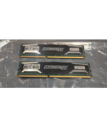 2 Crucial Ballistix Sport 4GB Memory Dimms BLS4G3D1609DS1S00 DDR3-1600 8... - $19.79