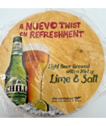 Beer Coasters Lime Salt Promo 4 Pack Miller Chill Vintage 2007 Breweriana - $18.80