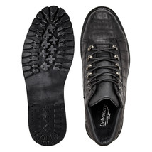 Belvedere Felipe Genuine Caiman Crocodile Pebble Italian Leather Boots CB06 image 2
