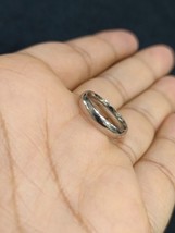 4mm Engagement Wedding anniversary 925 Sterling Silver Band Size 6 - $30.87