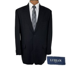 Lubiam 1911 Black Wool Blazer Sports Coat Suit Jacket Made in Italy 42R - £52.94 GBP