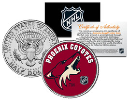 Phoenix Coyotes Nhl Hockey Jfk Kennedy Half Dollar U.S. Coin * Licensed * - £6.72 GBP