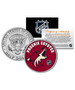 PHOENIX COYOTES NHL Hockey JFK Kennedy Half Dollar U.S. Coin * LICENSED * - £6.76 GBP