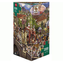 Heye Gobel Triangular Jigsaw Puzzle 2000pcs - Street Parade - $99.70