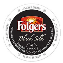 Folgers Black Silk Coffee 24 to 144  Keurig K cups Pick Any Size FREE SHIPPING  - $24.89+