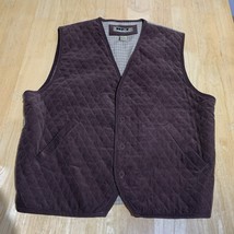 RFT By Bainforest  Vest Men XL Brown Khaki 100% Cotton - $31.62