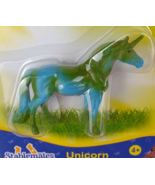 Unicorn Horse Toy Figure Breyer Stablemates PVC Figurine Fern Animal Pon... - $14.45