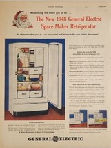 1947 Print Ad The New 1948 General Electric GE Space Maker Refrigerators  - £16.11 GBP