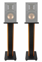 Pair 28&quot; 2-Tone Speaker Stands For Klipsch R-15M Bookshelf Speakers - £135.46 GBP
