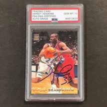 1992-93 Topps Stadium Club #25 Hersey Hawkins Signed Card AUTO 10 PSA Slabbed 76 - £39.95 GBP