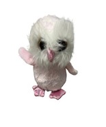 Lumo Stars Lucia 8” Plush Pink Owl Shimmery Stuffed Animal Soft Toy With... - £10.83 GBP