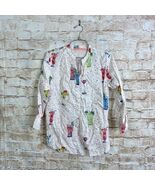 Vilagallo Linen Martini Cocktail Popover Top Size 38 US 6 - $635.44 MXN