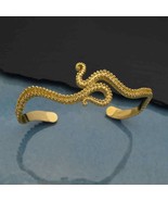 Bronze Octopus Tentacle Cuff Bracelet - $1,171.20 MXN