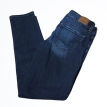 American Eagle Lower Super Stretch Skinny Blue Jeans Size 0 Waist 26.5 Inches - £22.72 GBP