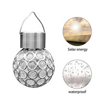 Solar-Powered LED Crystal Ball - $14.70