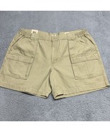 RedHead Men Cargo Shorts 46 Khaki Elastic Waist UV Protection White Wate... - $425.35 MXN