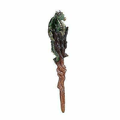 Pacific Giftware Winged Dragon Magic Resin Figurine Statue Wand - $14.99